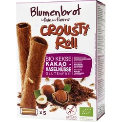 Blumenbrot glutenfreie Kekse mit Kakao-und Haselnussfüllung bio