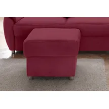 sit&more Hocker Sonoma mit Stauraumfach 58 x 45 x 48 cm Rot