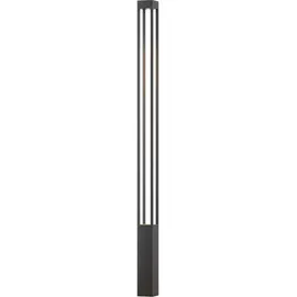 Maytoni Elbe Außenpoller Metall 200 cm 25 W inkl. LED-Lampe grau