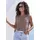 LASCANA Pliseetop Taupe 32/34