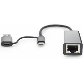 inca IUTP-01TX Ethernet > USB und Typ C Anschluss / Blau