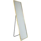 Fragix Standspiegel, Gold, Metall, 40x150x4 cm, Spiegel, Standspiegel