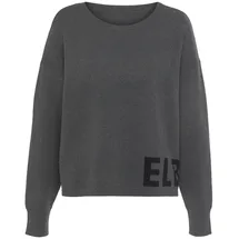 ELBSAND Strickpullover aus hochwertigem Strick mit eingestricktem Logo, Loungewear Elbsand