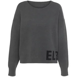 ELBSAND Strickpullover aus hochwertigem Strick mit eingestricktem Logo, Loungewear Elbsand
