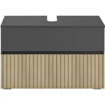 Home Affaire Waschbeckenunterschrank »Wisla« Siphonausschnitt, Push-to-open-Funktion, Breite 80 cm, Höhe 55 cm