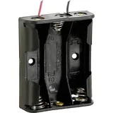 VELLEMAN Batteriehalter für 3 x AA mit Kabeln