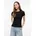 TJW ESSENTIAL RIB SHORT SLEEVE EXT Schwarz XXS