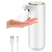 Desinfektionsspender Automatisch, Dalugo 300ml Wiederaufladbar Automatischer Desinfektionsspender Sensor IPX4 Wasserdicht für Eingang Restaurant Krankenhaus Hotel