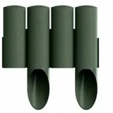 green split Palisaden aus Kunststoff 230 x 25,5 cm 1 Stück grün