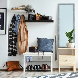 Relaxdays Schuhlöffel Metall 60 cm Schwarz