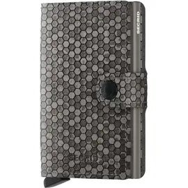 Secrid Miniwallet Hexagon Unisex Geldbörse grau