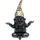 Kare DESIGN Deko-Figur Zwerg Meditation Polyresin Gold
