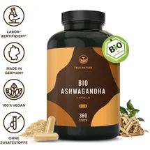 True Nature Bio Ashwagandha Kapseln 270 St.
