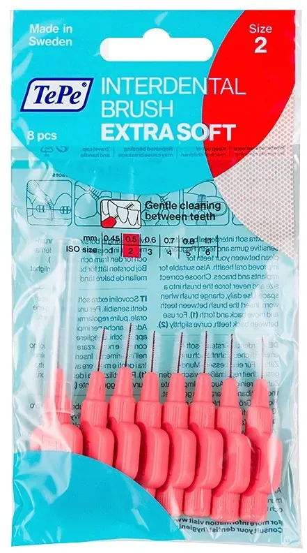 TePe Extra Soft Interdentalzahnbürste 0,5 mm 8 St.