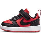 Nike Court Borough Low RECRAFT (TD) Sneaker, University RED/Black-White, 22