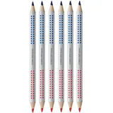 Faber-Castell Buntstifte Jumbo Grip 6 St. Rot/Blau