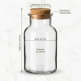 gouveo Mini Gewürzglas 30 ml 48 St.