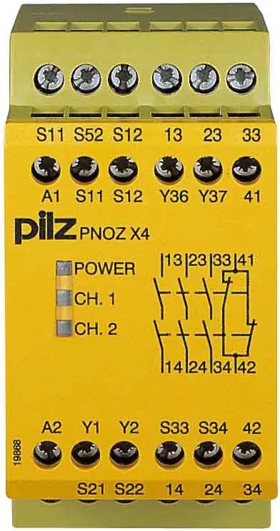 Pilz Not-Aus-Schaltgerät PNOZ X4 #774736