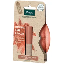 Kneipp Kneipp, Lippenbalsam mit Farbe, schützend und reparierend, feuchtigkeitsspendend für Lippen mit längerer Wirkung, natürliche Inhaltsstoffe, Lippenstift in natürlicher Farbe Dark Nude