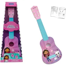 Lexibook Lexibook, Gabby's Dollhouse, Meine erste Kinder-Gitarre, 6 Nylonsaiten, 53 cm, Inklusive Anleitung, Rosa, K200GDH