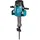 Makita HM004GZ01 Akku-Abbruchhammer 2x40V max. ohne Akku + Spitzmeißel