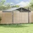 vidaXL Outdoor-Hundezwinger mit Dach Silbern 3x3x2,5m Verzinkter Stahl