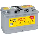 12V Batterie - Gran Pree Start-Stop EFB - 80 Ah - 620 A - L4