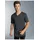 TRIGEMA T-Shirt "TRIGEMA V-Shirt DELUXE Baumwolle", Herren, Gr. XL, grau (anthrazit, melange), Single Jersey, 100% Baumwolle, Basic, lang, V-Ausschnitt, Shirts T-Shirt