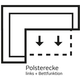 PLACES OF STYLE Ecksofa PLACES OF STYLE "Cardoso L-Form", grau, B:249cm H:90cm T:209cm, Luxus-Microfaser Lederoptik (100% Polyester);Luxus-Microfaser (100% Polyester);Luxus-Microfaser ALTARA NUBUCK (100% Polyester);Struktur (100% Polyester), Sofas, Ecksofa, Federkern,