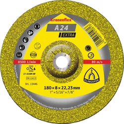 Klingspor Schruppscheibe A24 Extra 125x6mm gekröpft