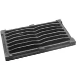 SEZAM 26,5 x 15,5 cm Gussrost Ofenrost Ascherost Kaminrost passend Kaminofen Tafelrost Rost Ofengitter Kamin Ersatzteile Zubehör Gussrost Ofenrost Grillkamin Eckig Eckrost