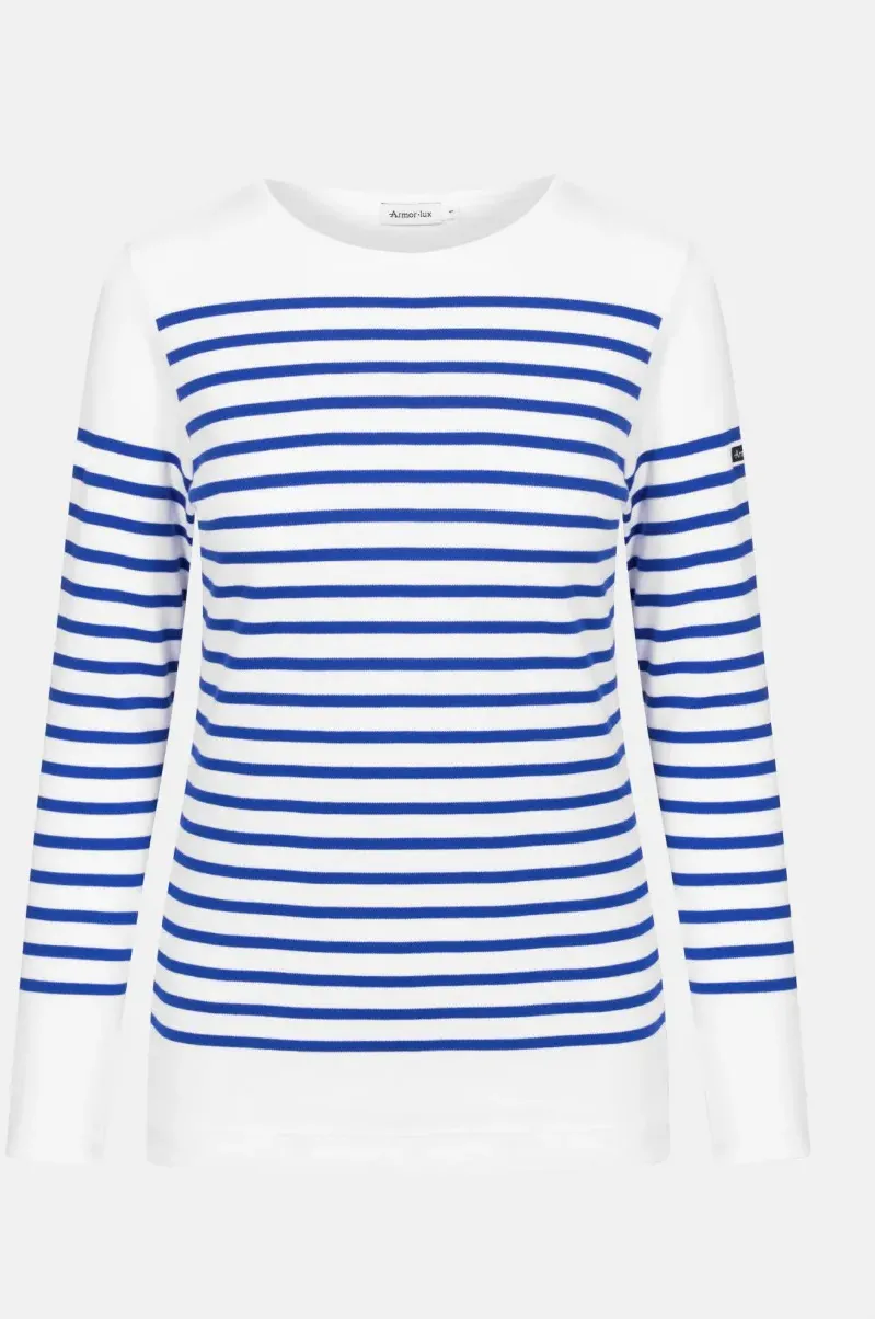 Damen Matrosenshirt Amiral Armor Lux Weiß Sternblau