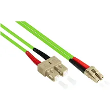Good Connections Alcasa LW-810LS5 InfiniBand/Glasfaserkabel 10 m LC SC Grün