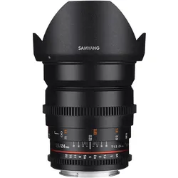 Samyang 24mm T1.5 VDSLR ED AS IF UMC II, Weitwinkelobjektiv, 13/12
