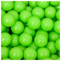 LittleTom 50 Bälle für Bällebad 5,5cm Babybälle Plastikbälle Baby Spielbälle Grün