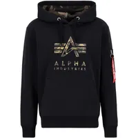 Alpha Industries Camo Tpu Kapuzenpullover Black XL