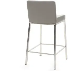 miliboo Design-Hocker 66 cm Grau 2er-Set Epsilon