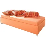 MAINTAL Polsterliege MAINTAL, orange (terrakotta), B:84cm L:204cm, 100% Polyester, Komplettbetten, Inkl. Bettkasten, in 3 Breiten