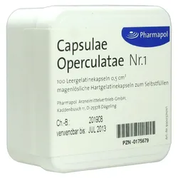 Capsulae Operculatae Kapseln Nr.1 0,5 100 St