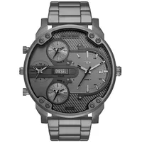 Diesel Herren Analog Quarz Uhr mit Edelstahl Armband DZ7487