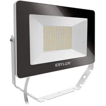 ESYLUX LED Strahler Metall 50 W, 4000 K, schwenkbar, inkl. Bewegungsmelder, weiß