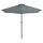 vidaXL Balkon-Sonnenschirm 270 x 135 cm anthrazit halbrund