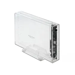 Delock External Enclosure for 3.5" SATA HDD with USB Type-C - Speichergehäuse -