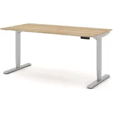 Assmann Electronic Schreibtisch Y-Line Eiche Natura / Silber