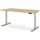 Assmann Electronic Schreibtisch Y-Line Eiche Natura / Silber