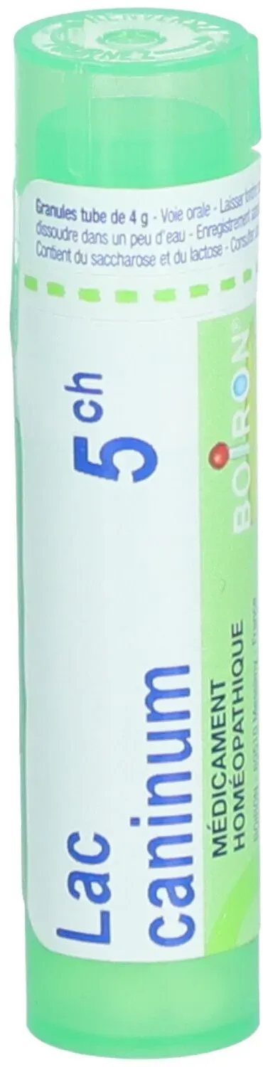 LAC CANINUM BOIRON 5CH tube-granules 80 pc(s) granulés