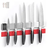 Coninx Magnetleiste Messer 40 cm – Magnetischer Edelstahl mit 1400 Gauss – Starke Haftkraft, ohne Bohren montierbar, rostfrei & hygienisch – Messerleiste für Küche