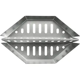 Napoleon Kohlekorb 2 Stück silber