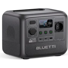 Bluetti AC50B 700 W für Wohnwagen. Stromausfall SCHWARZ No Size
