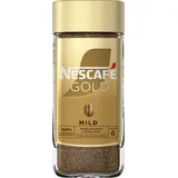 NESCAFÉ GOLD Mild, löslicher Bohnenkaffee, Instant-Kaffee aus erlesenen Kaffeebohnen, koffeinhaltig, 1er Pack (1 x 100g)